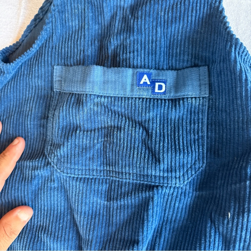 Baby boy 6-9 months blue overalls - Picture 4 of 5